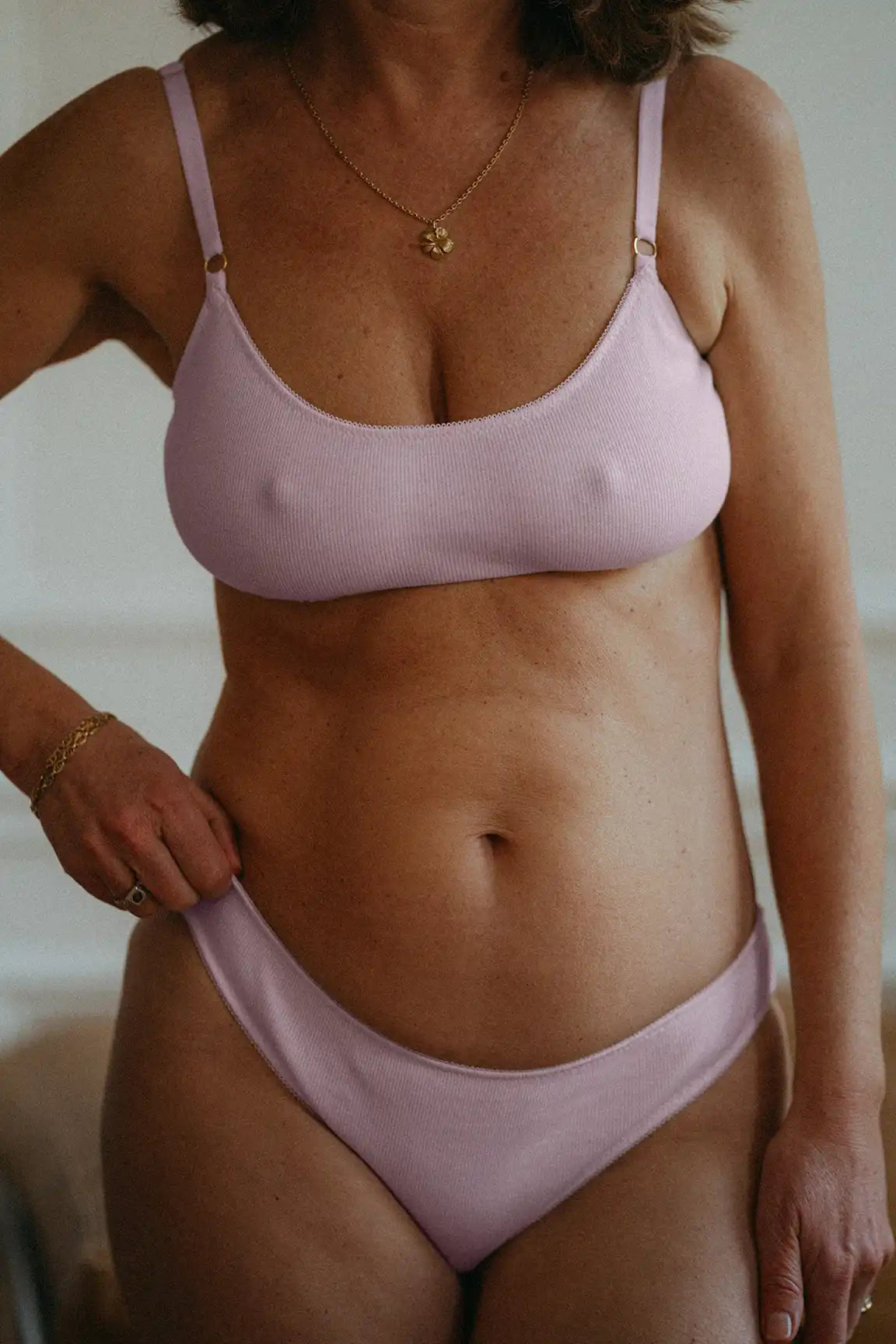 Ensemble Lila rose ultra confortable