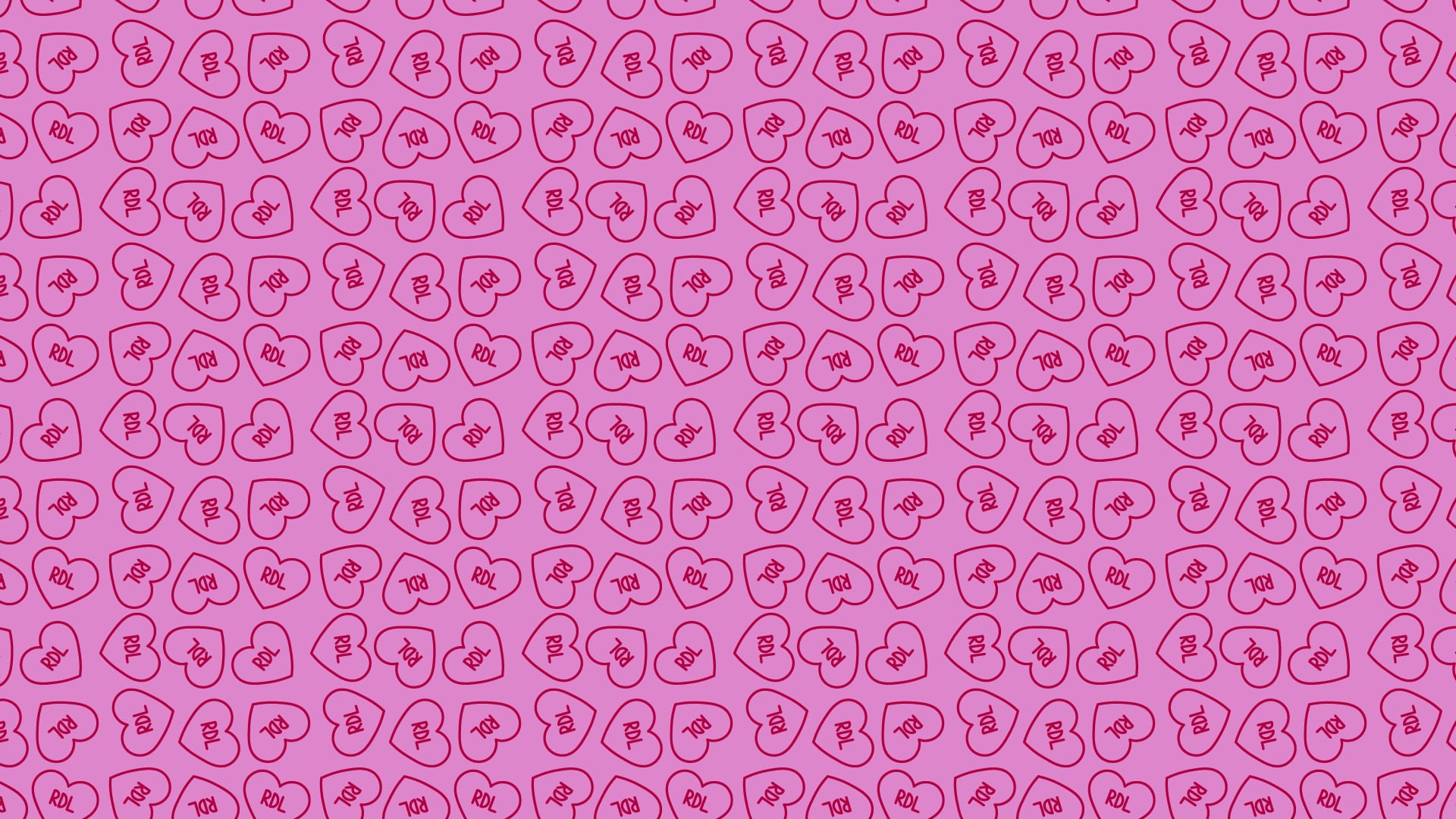 Motif avec des coeurs roses