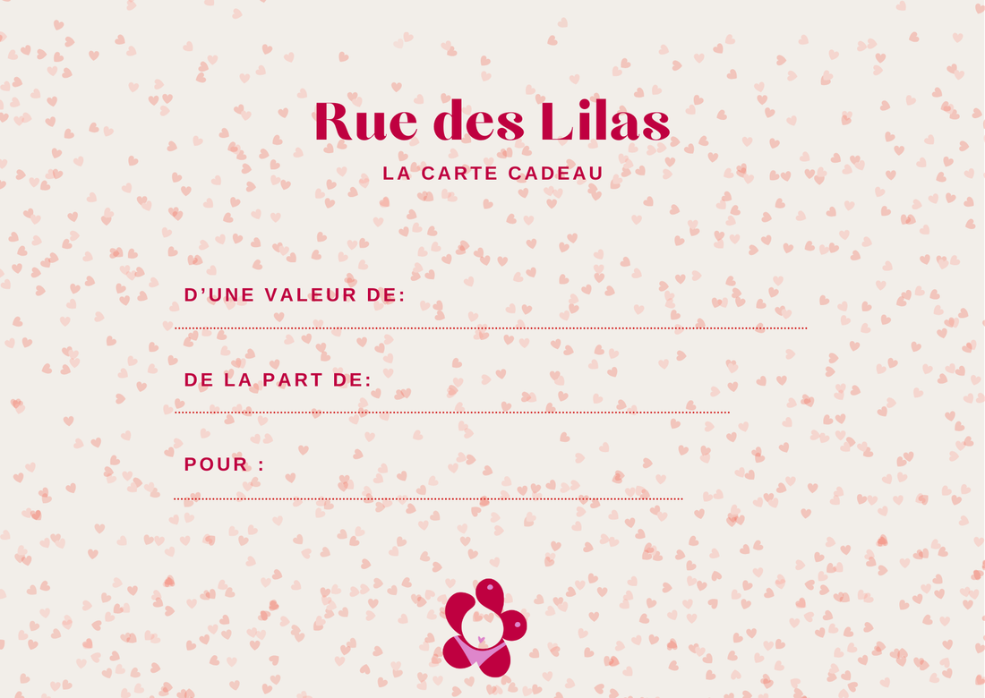 Carte cadeau Rue des Lilas